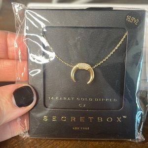 Crescent Gold necklace